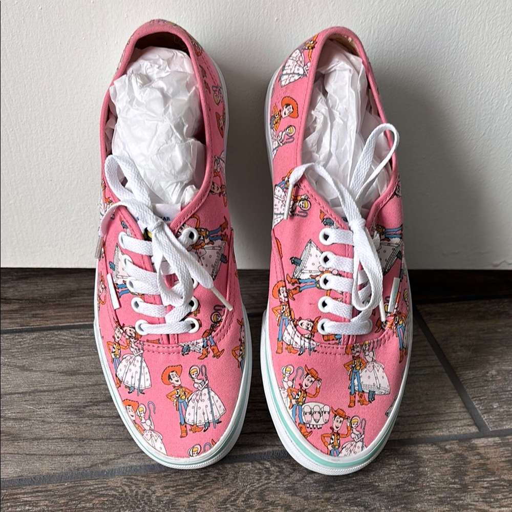 Vans Toy Story Pink Shoes - Woody & Bo Peep
